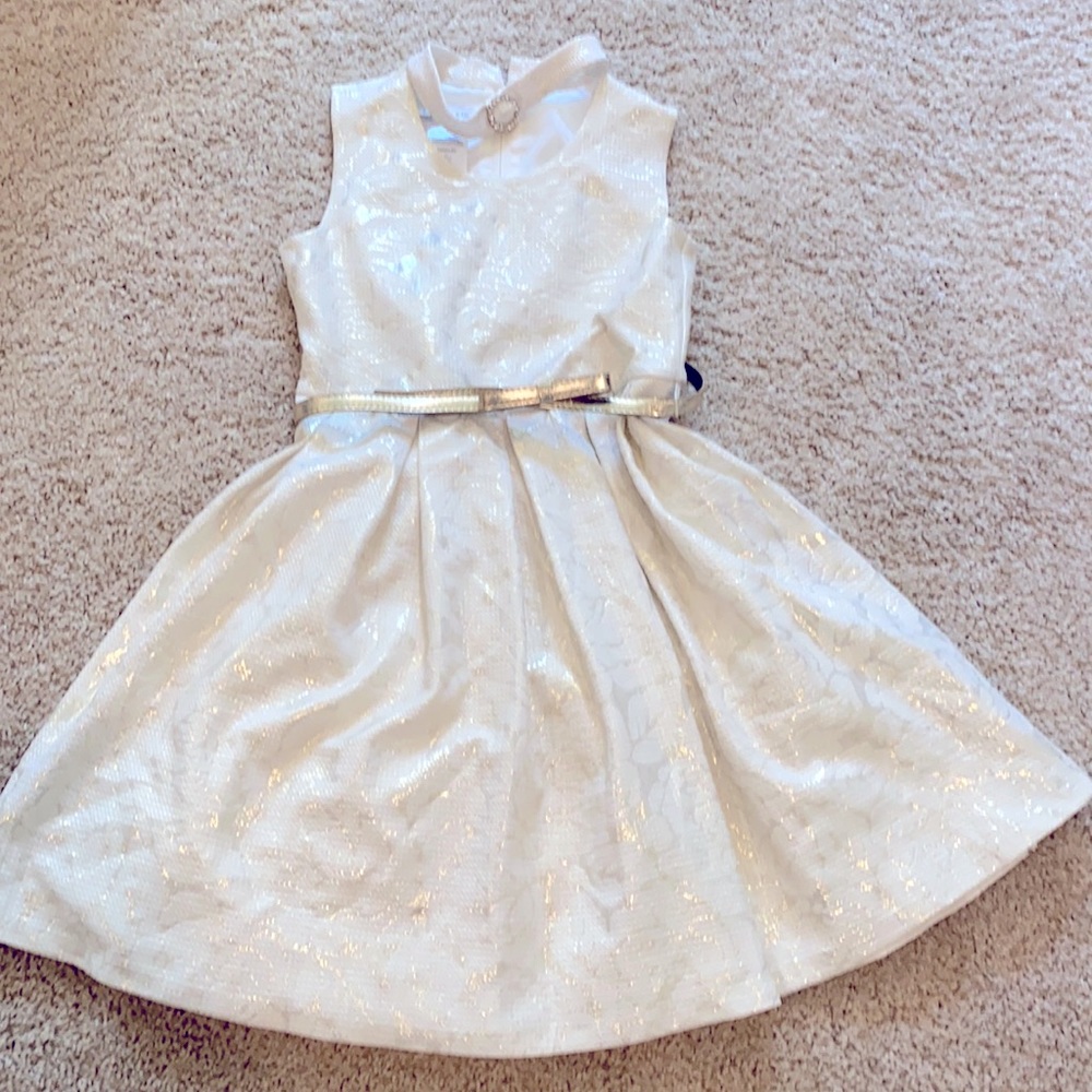 Bonnie Jean White Girl Kids Dress Size 10